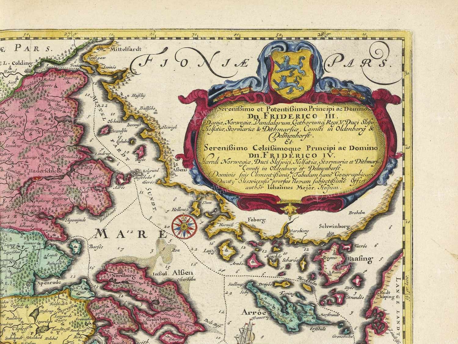 Map top right quadrant