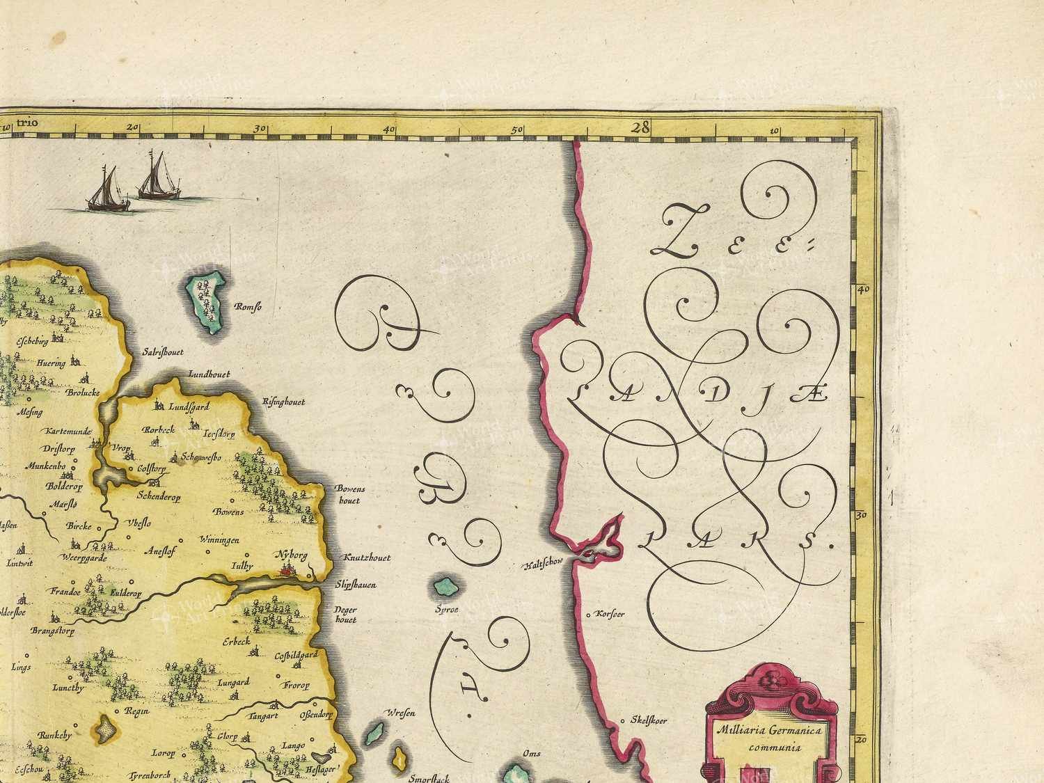 Map top right quadrant