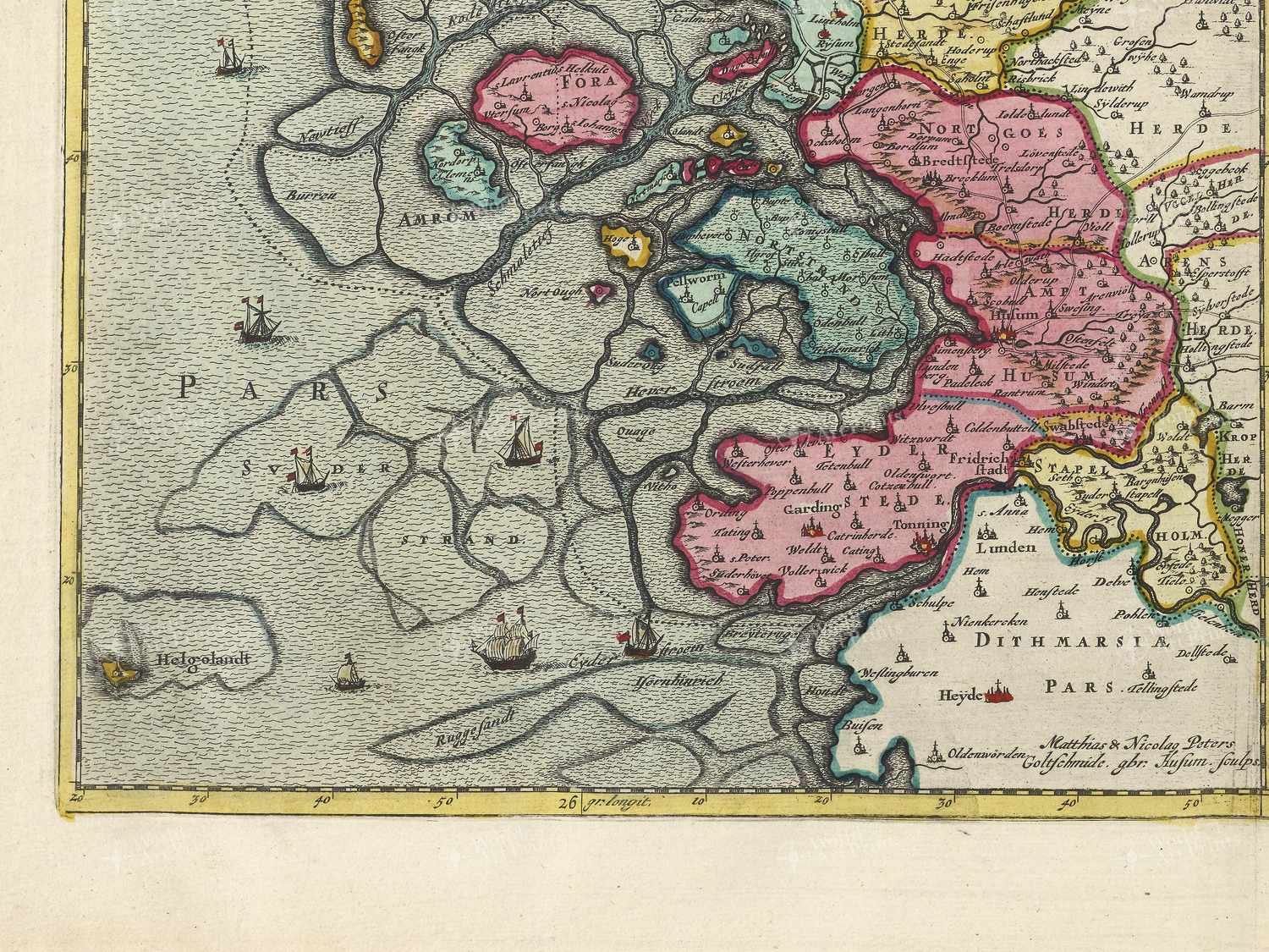 Map bottom left quadrant