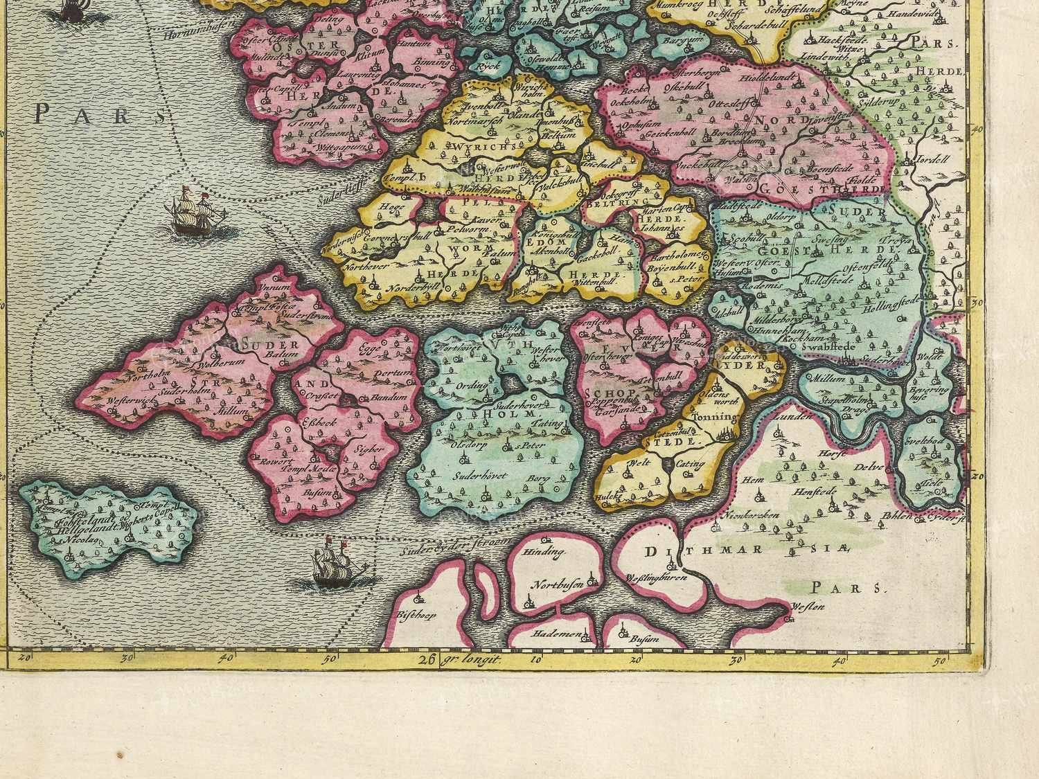Map bottom right quadrant