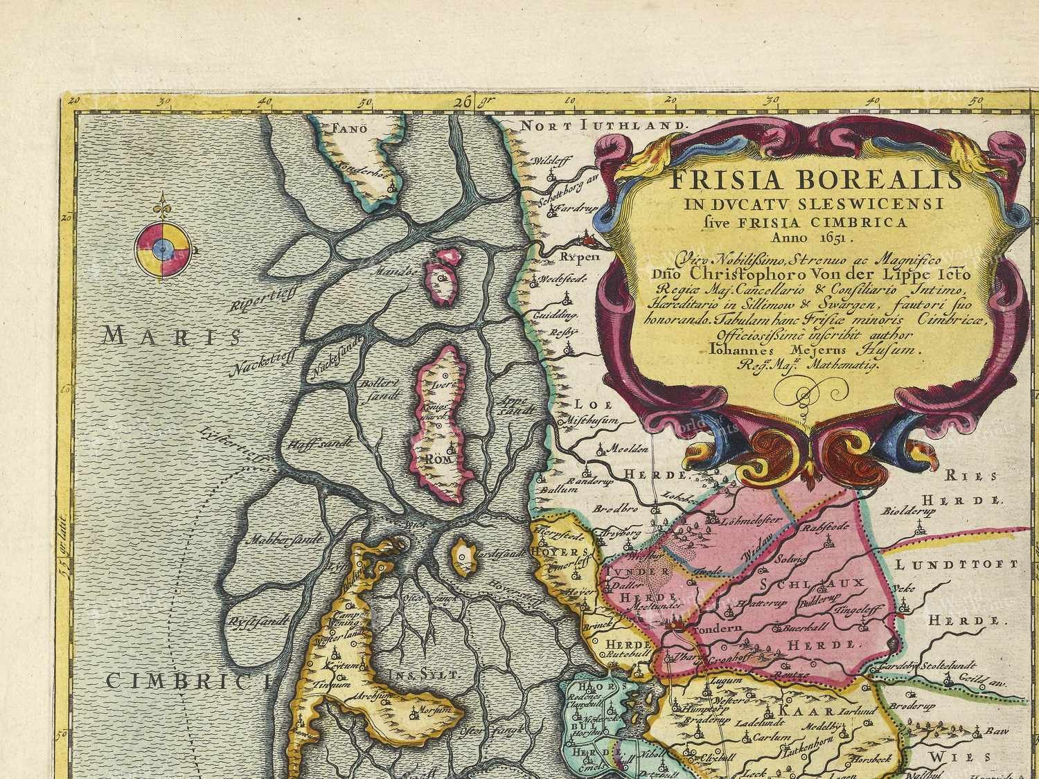 Map top left quadrant