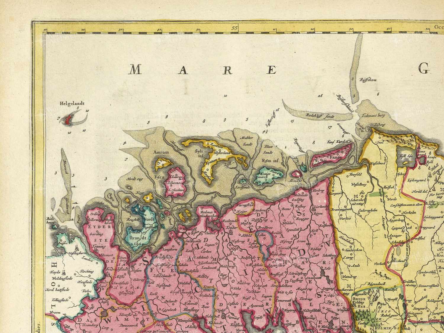 Map top left quadrant