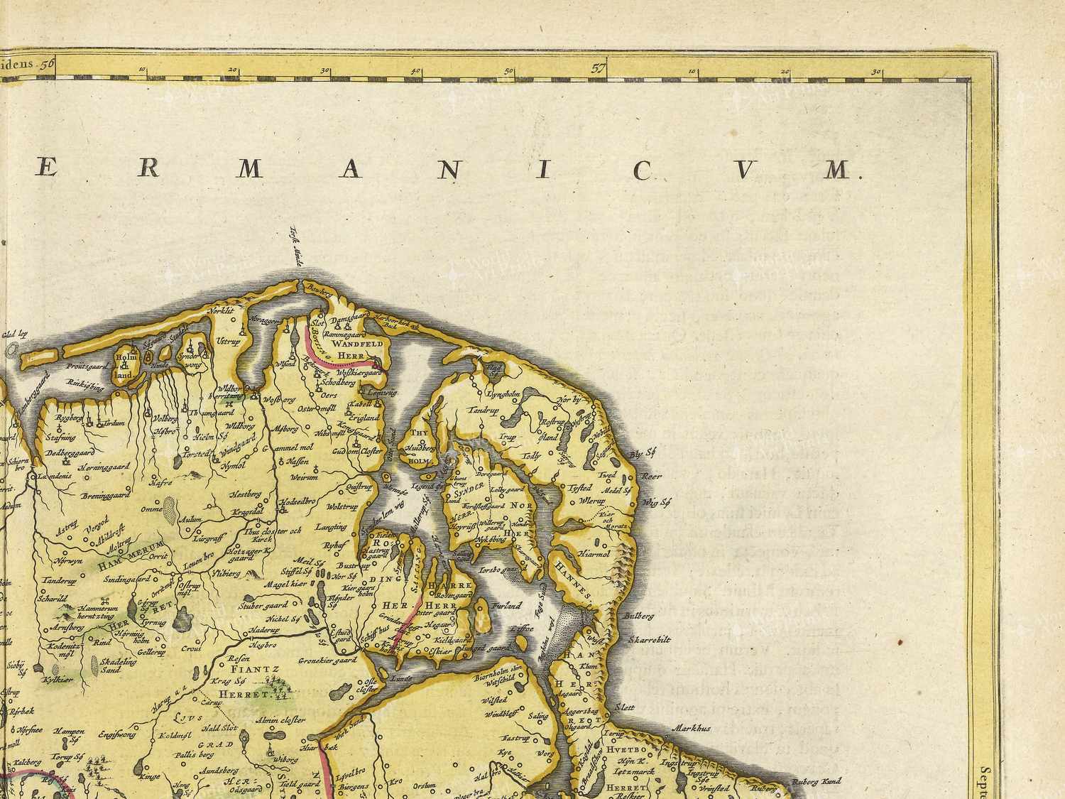 Map top right quadrant