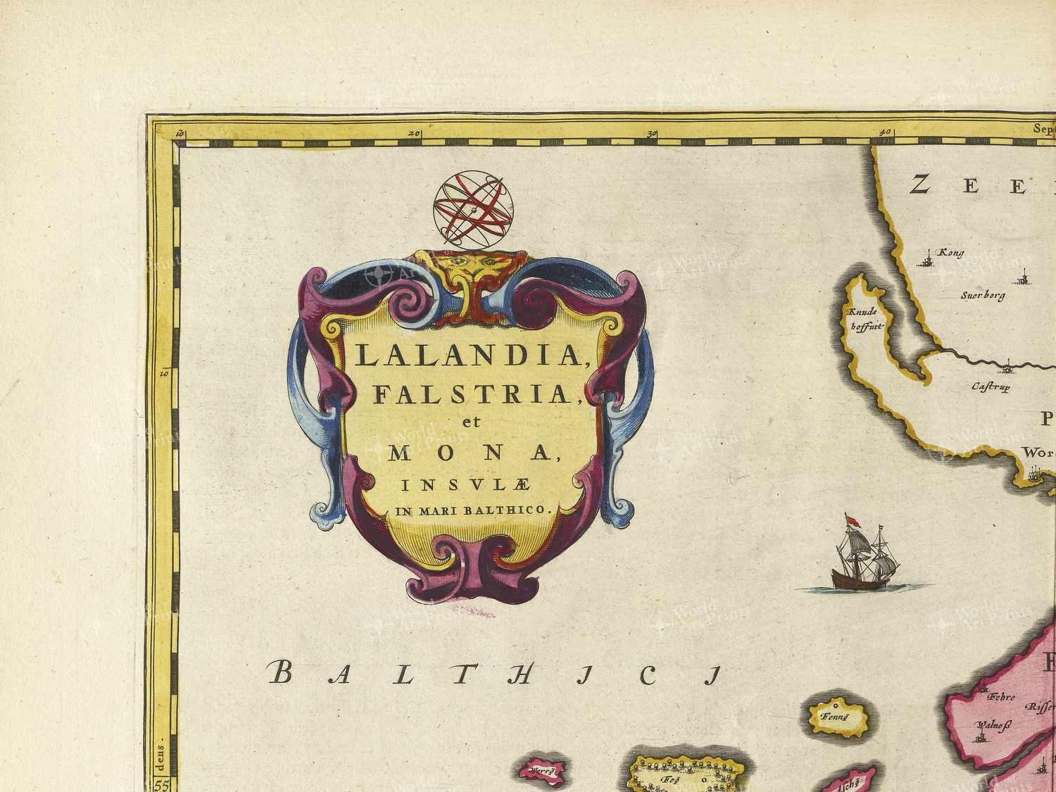 Map top left quadrant