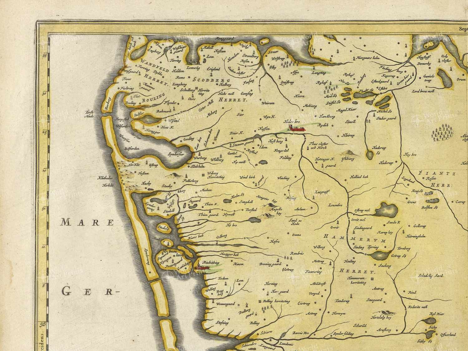 Map top left quadrant