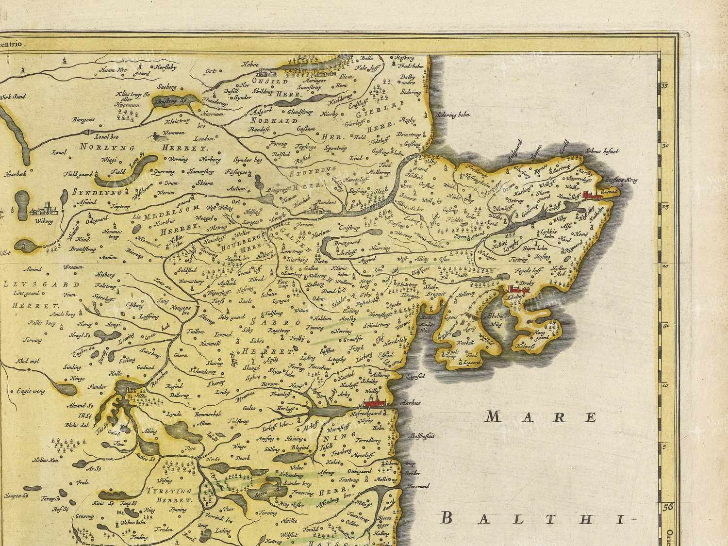Map top right quadrant