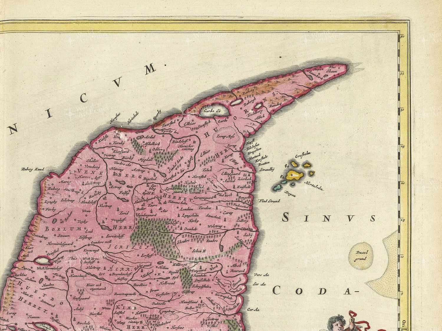 Map top right quadrant