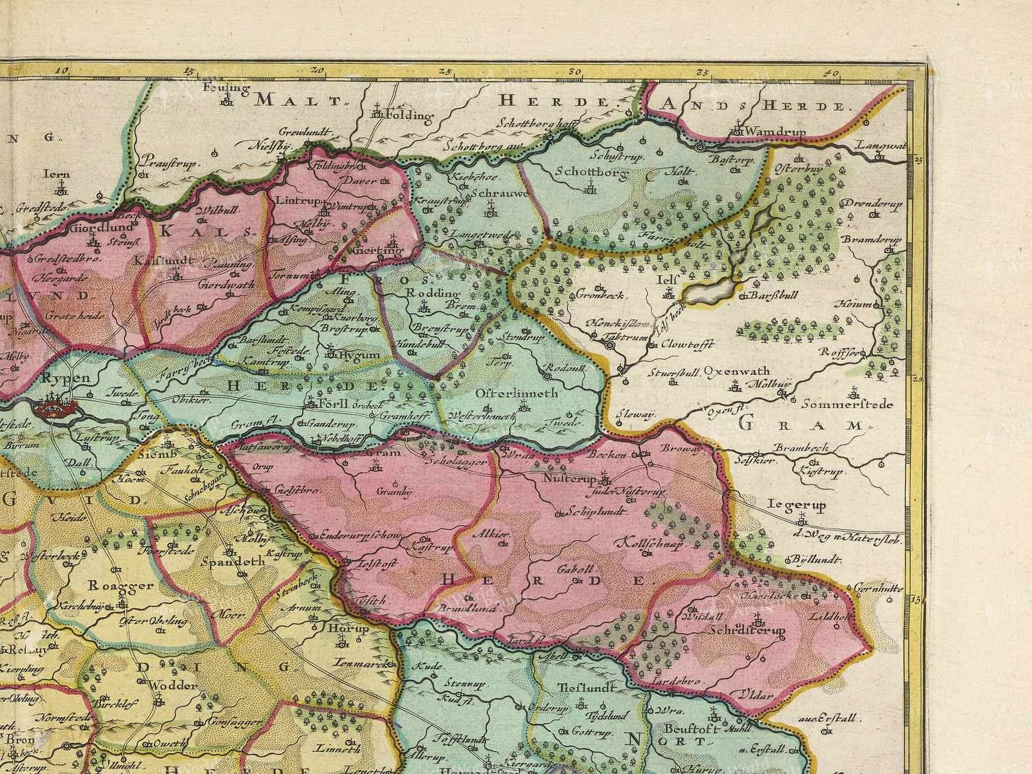 Map top right quadrant