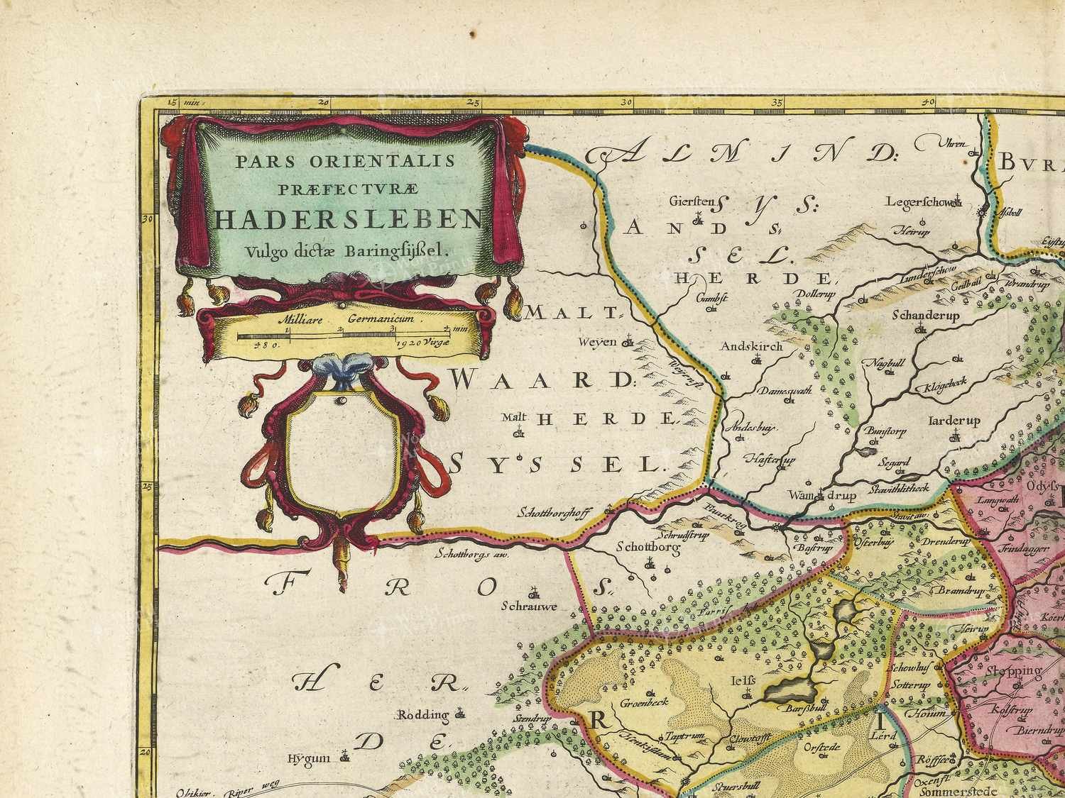 Map top left quadrant