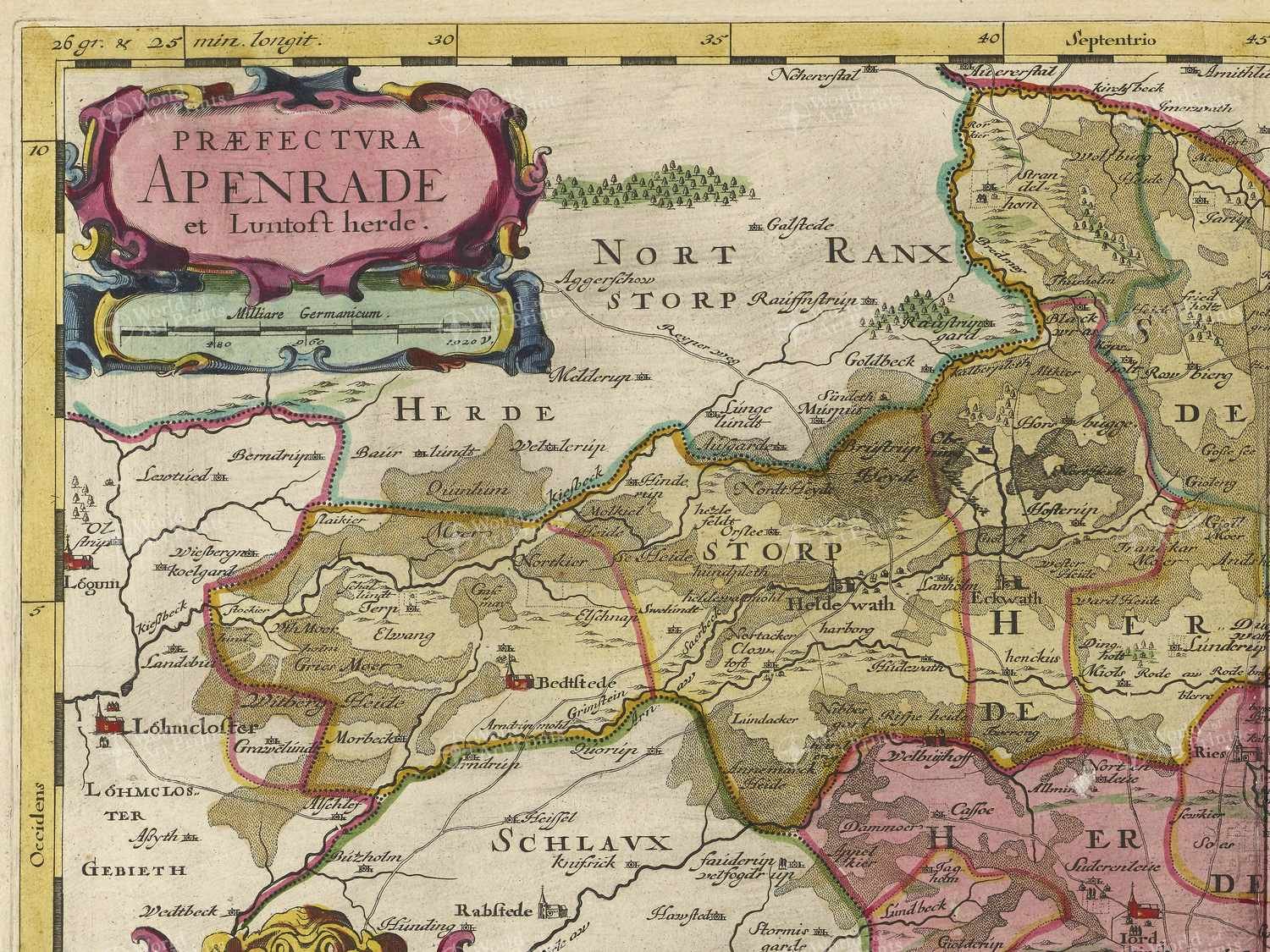 Map top left quadrant