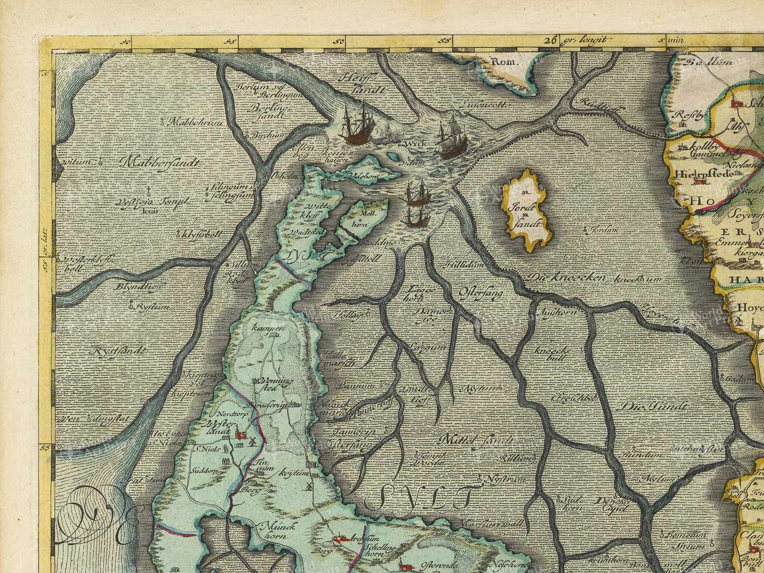 Map top left quadrant