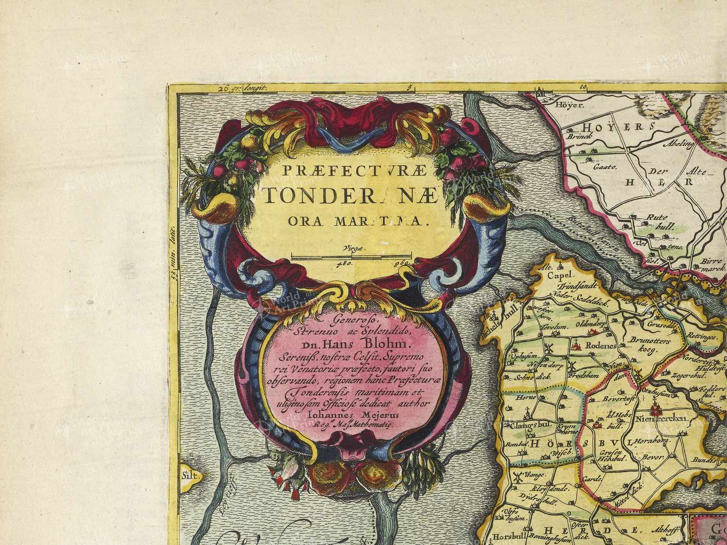 Map top left quadrant