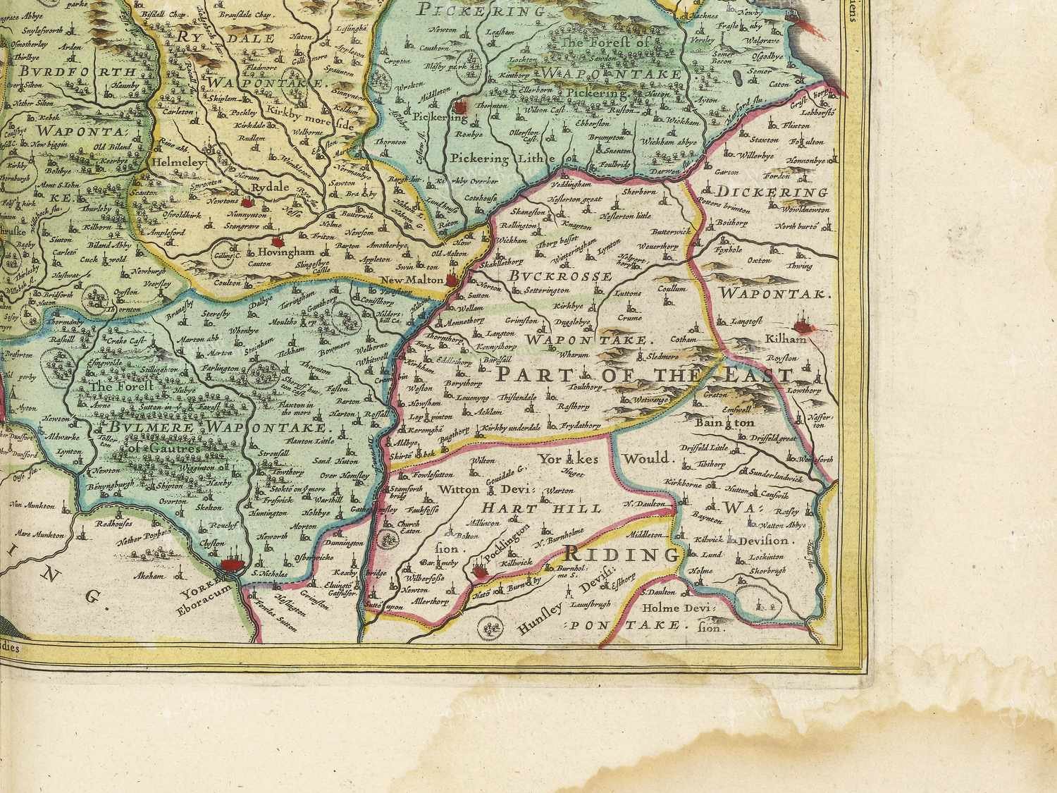 Map bottom right quadrant