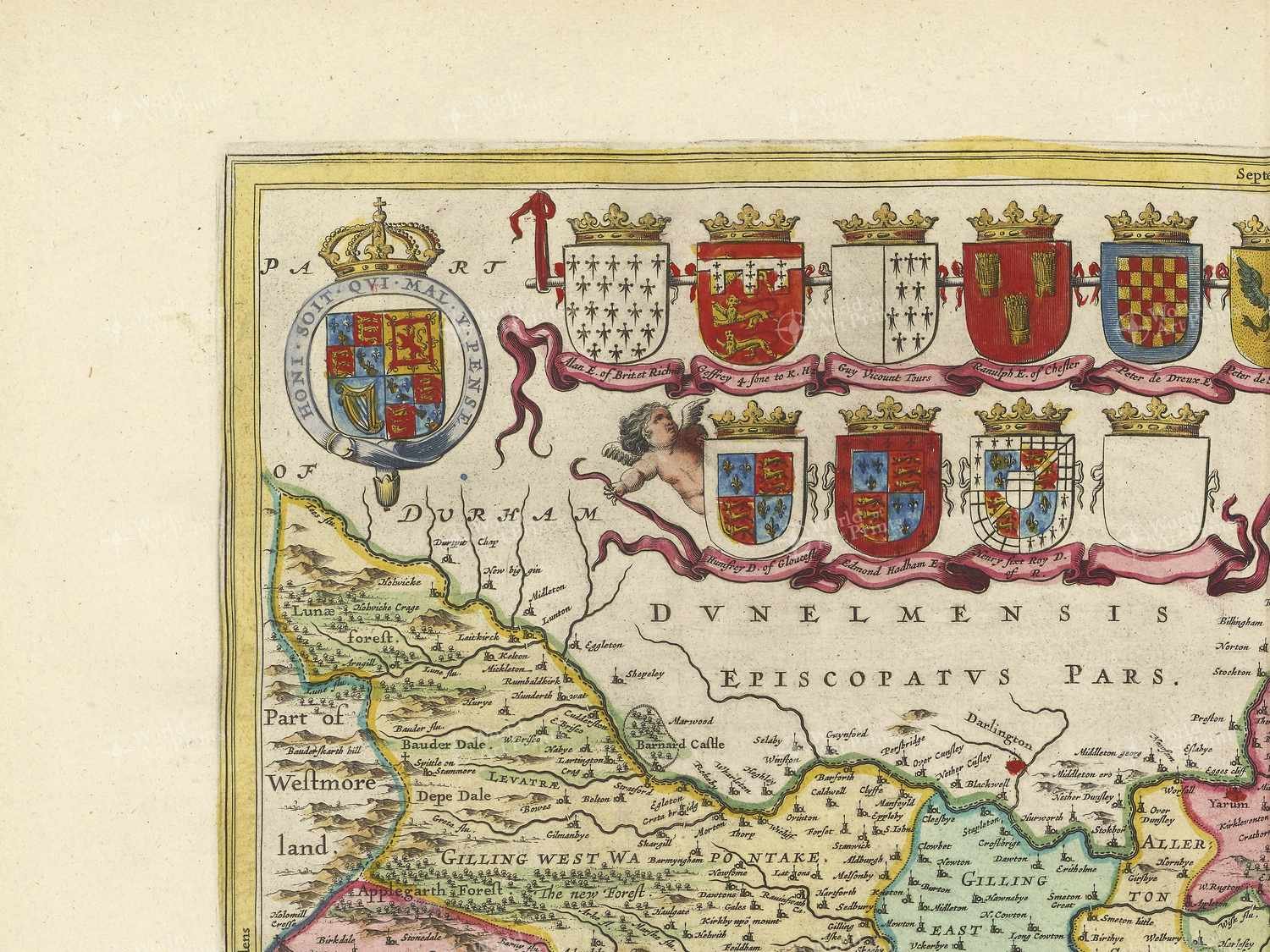 Map top left quadrant