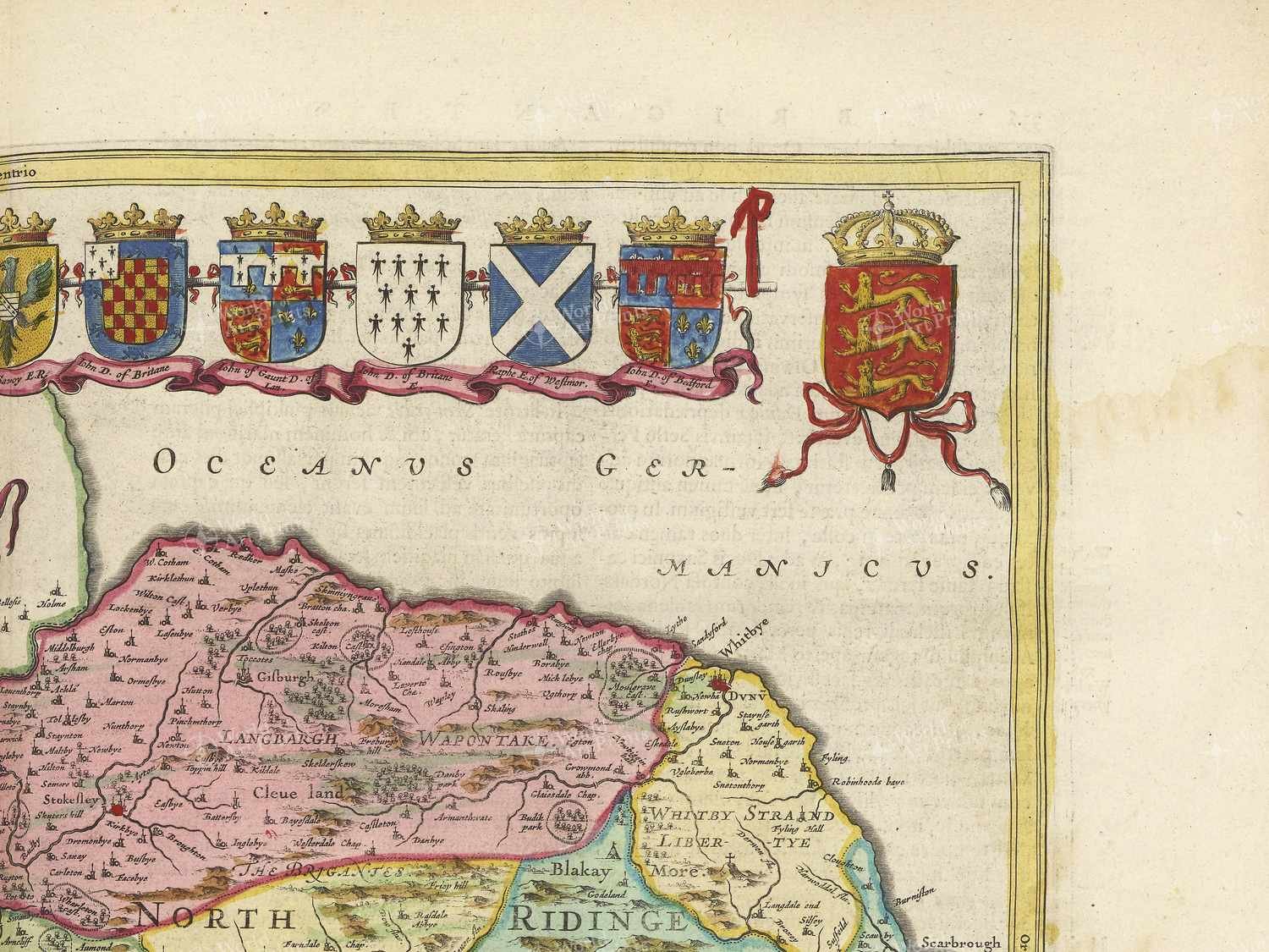 Map top right quadrant