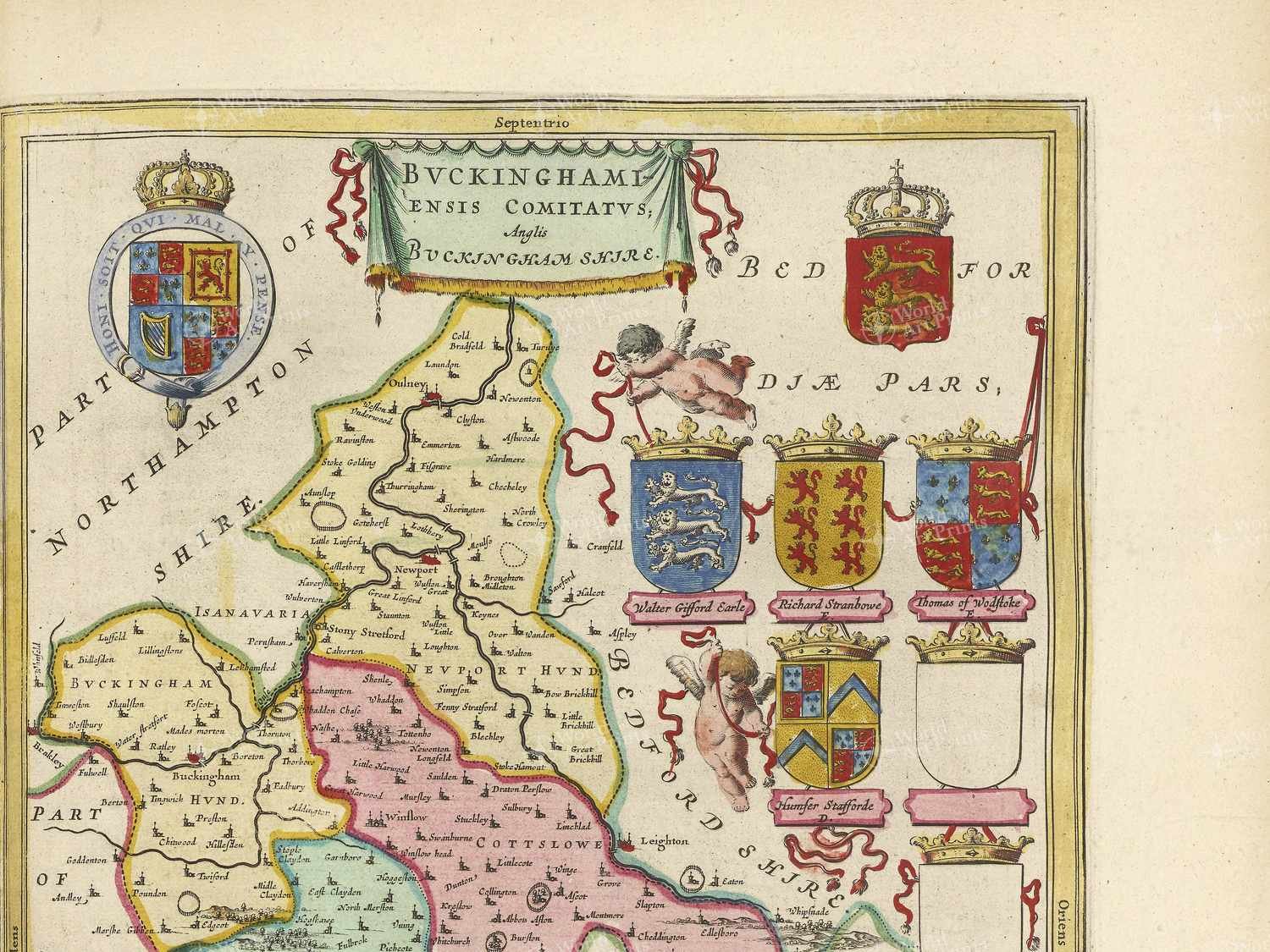 Map top right quadrant