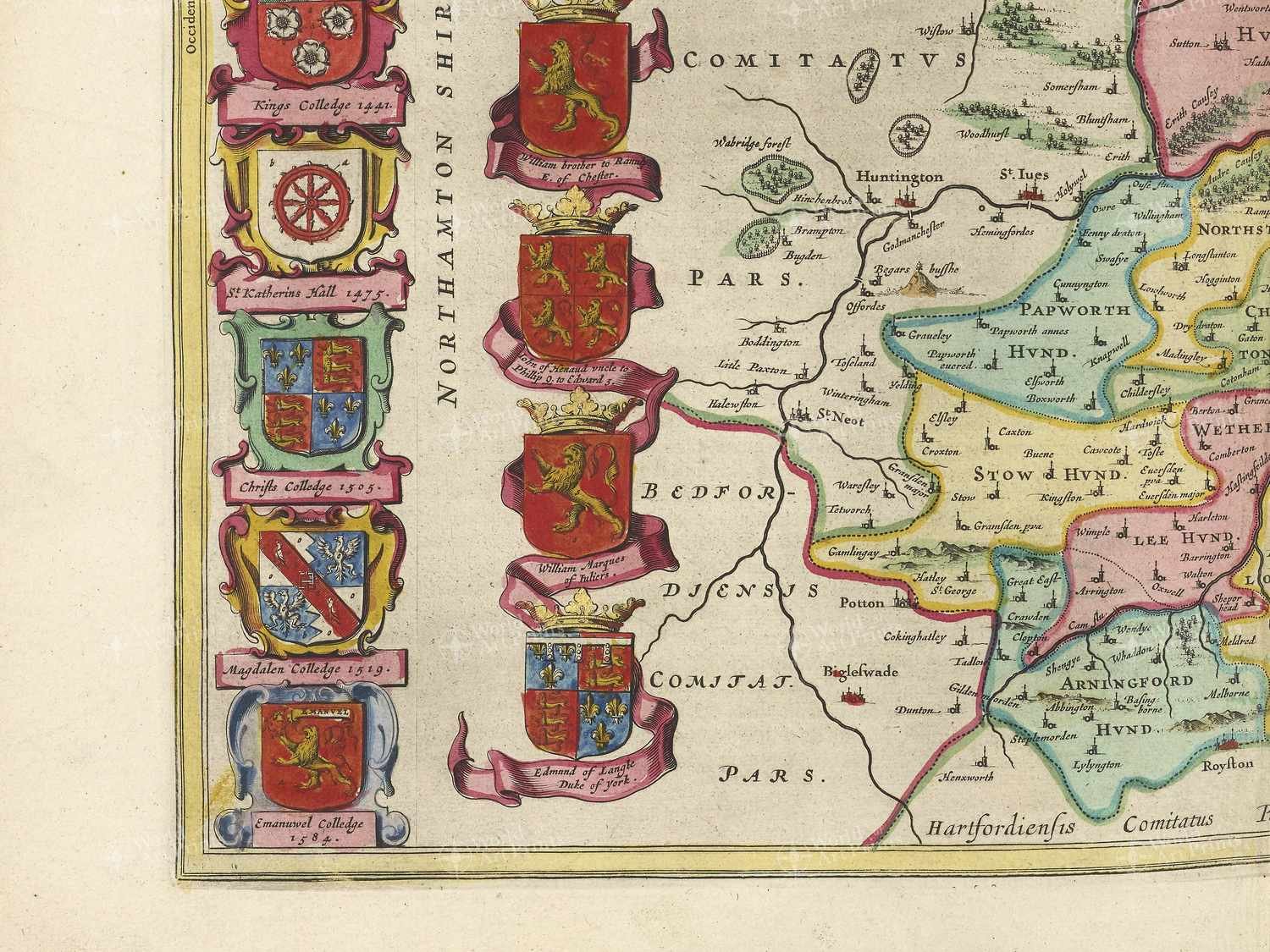 Map bottom left quadrant
