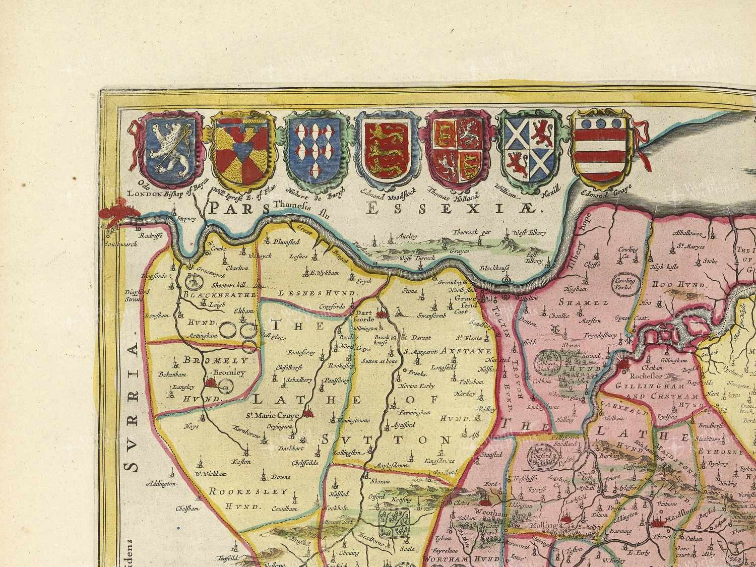 Map top left quadrant