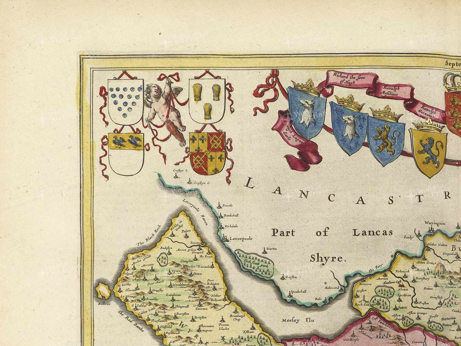 Map top left quadrant
