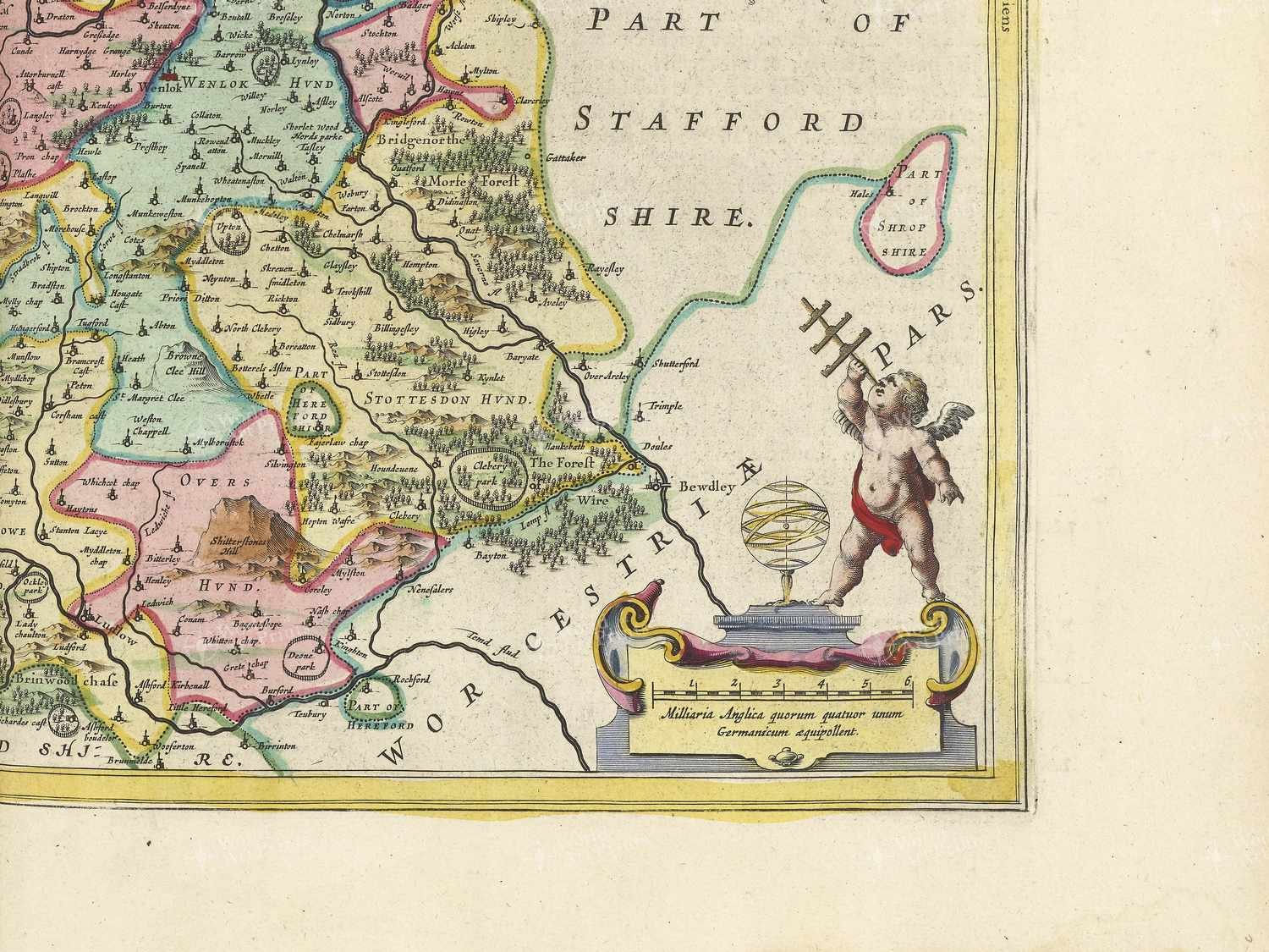 Map bottom right quadrant