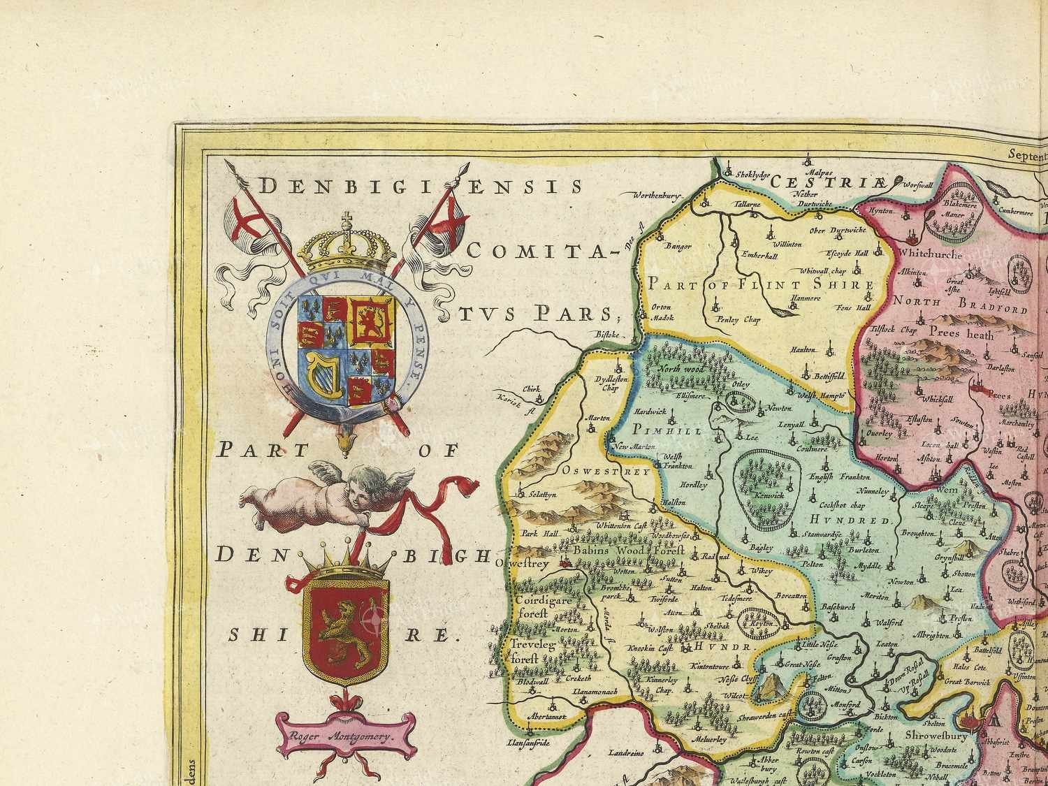 Map top left quadrant