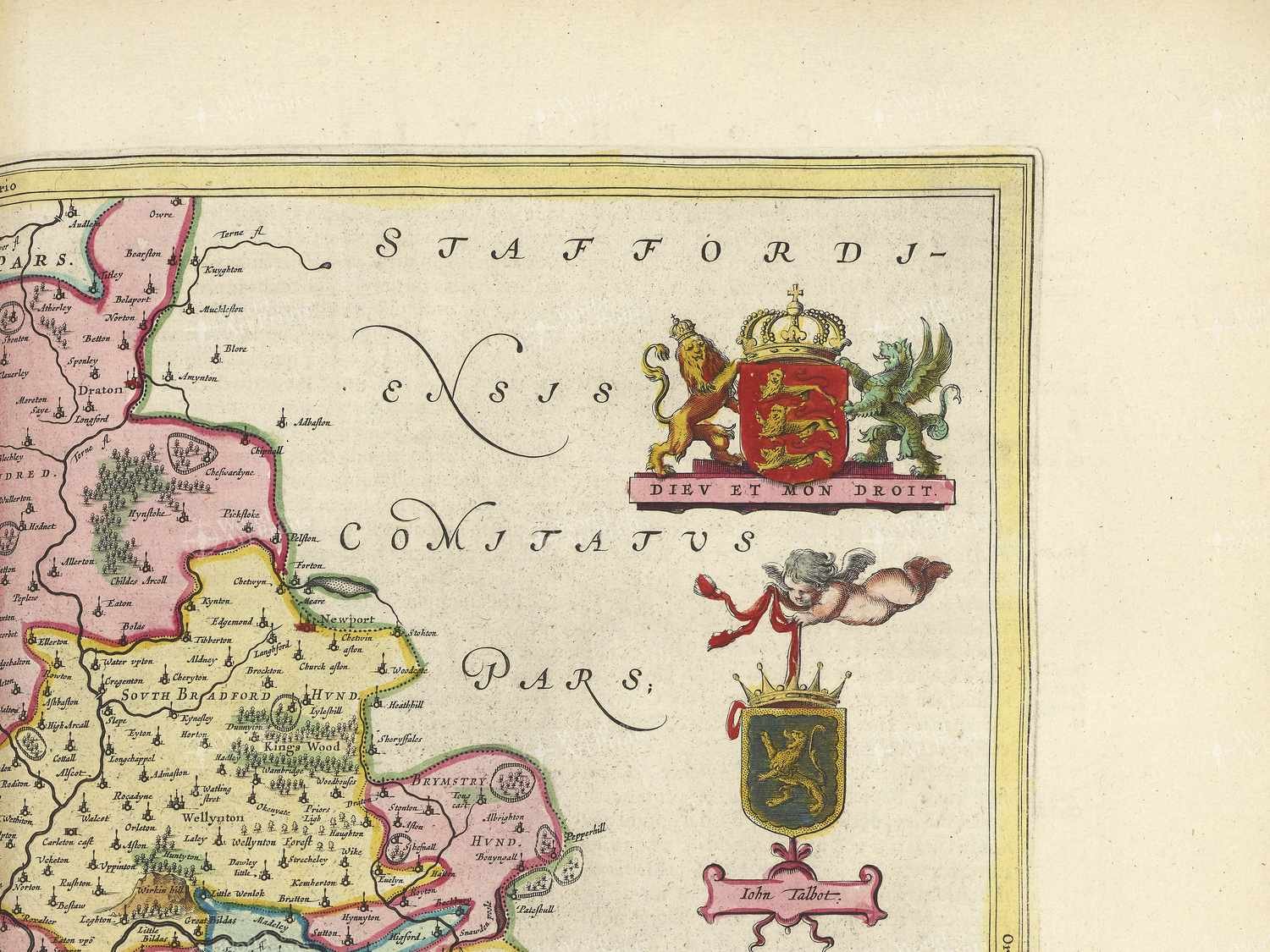 Map top right quadrant