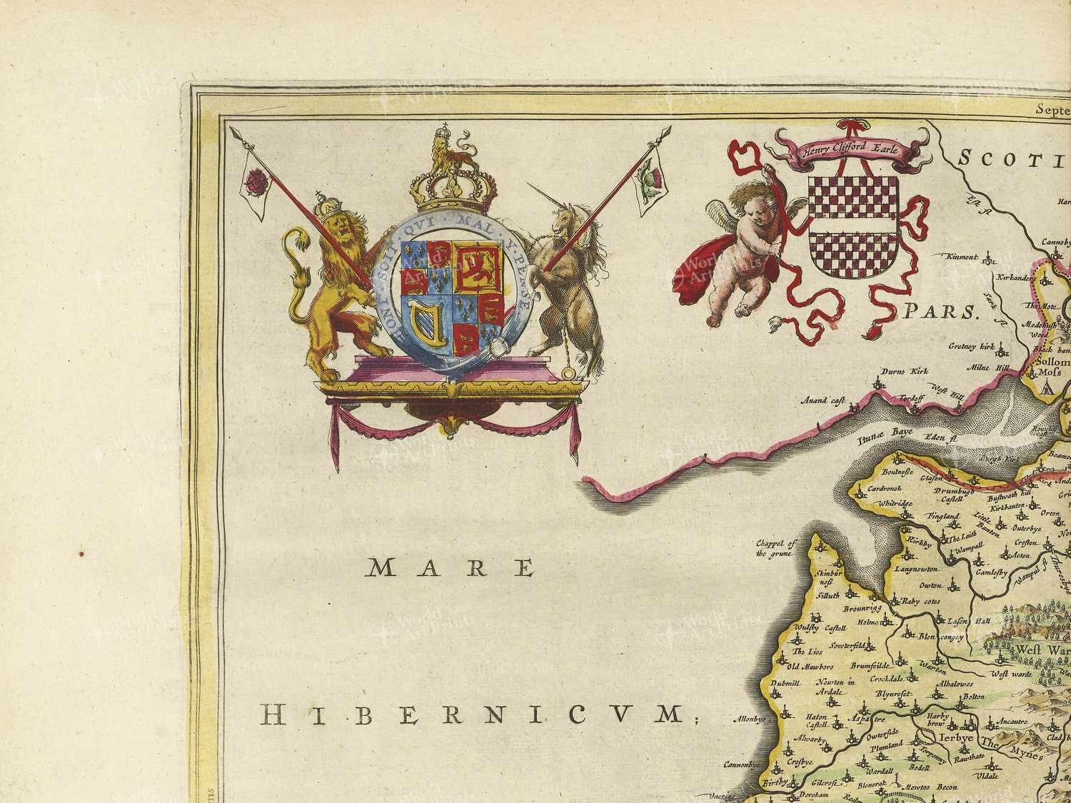 Map top left quadrant
