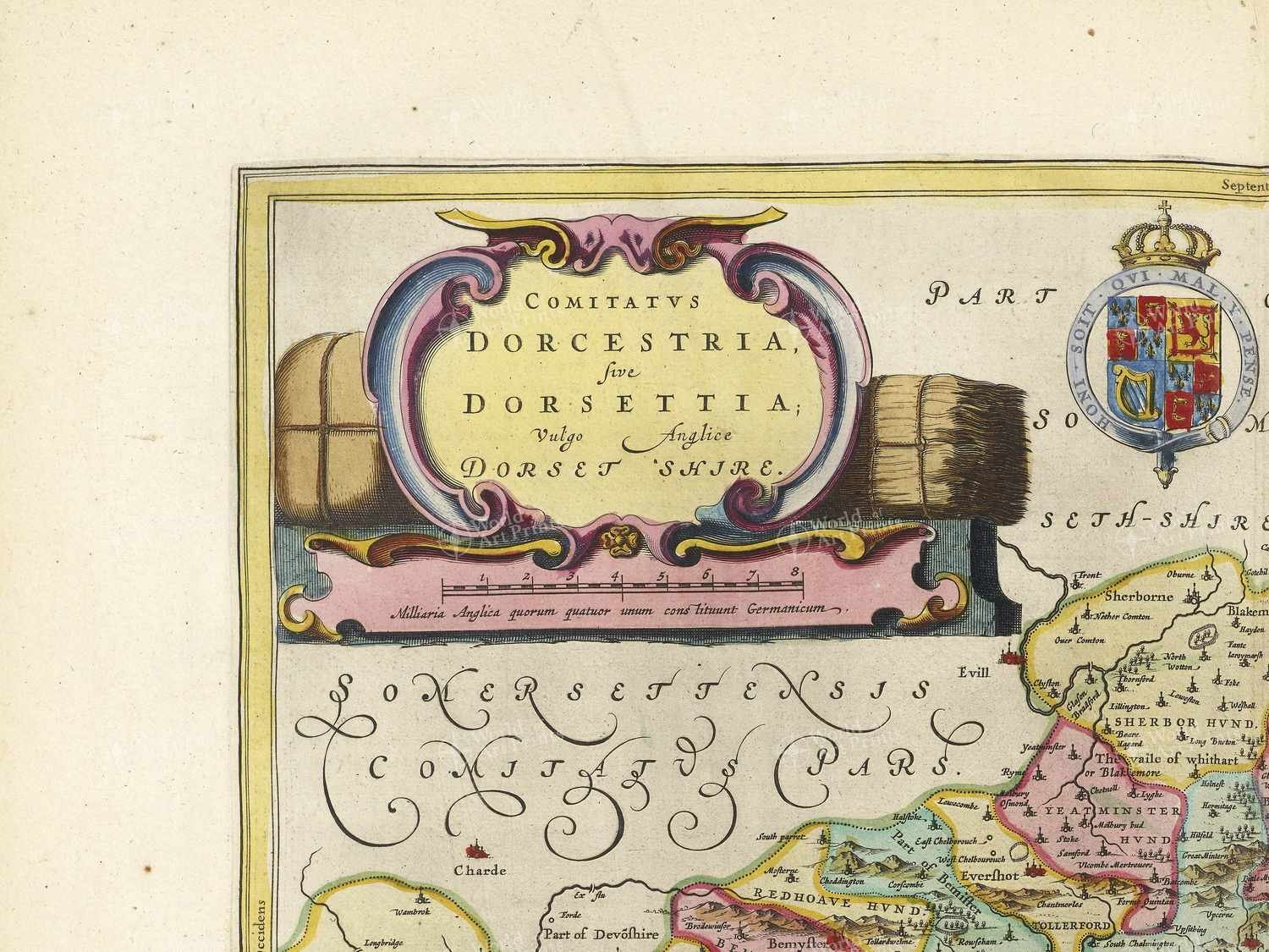 Map top left quadrant