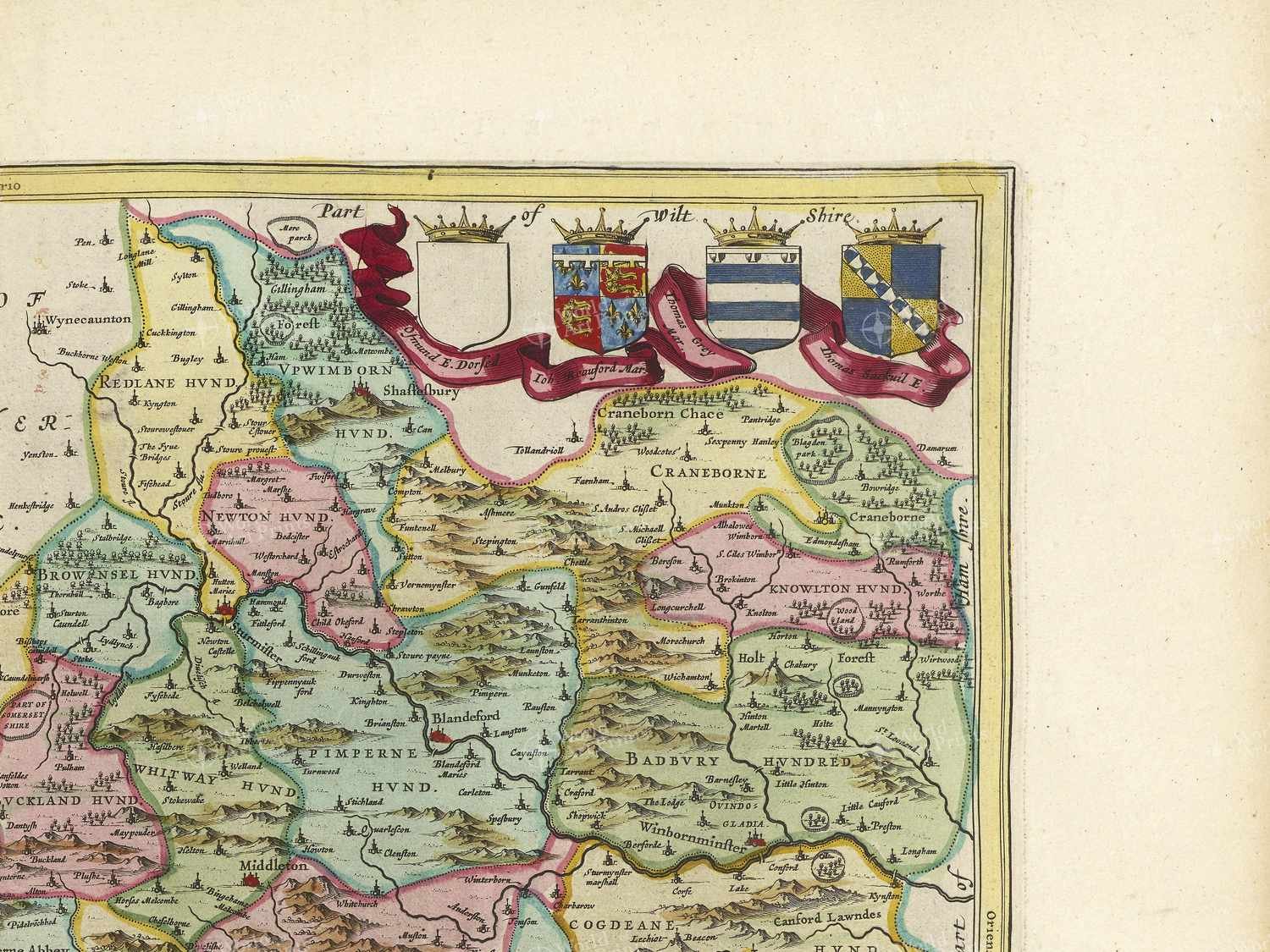 Map top right quadrant