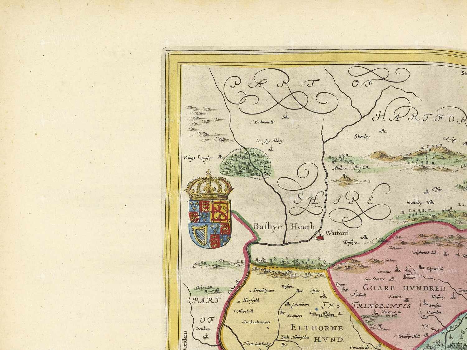 Map top left quadrant