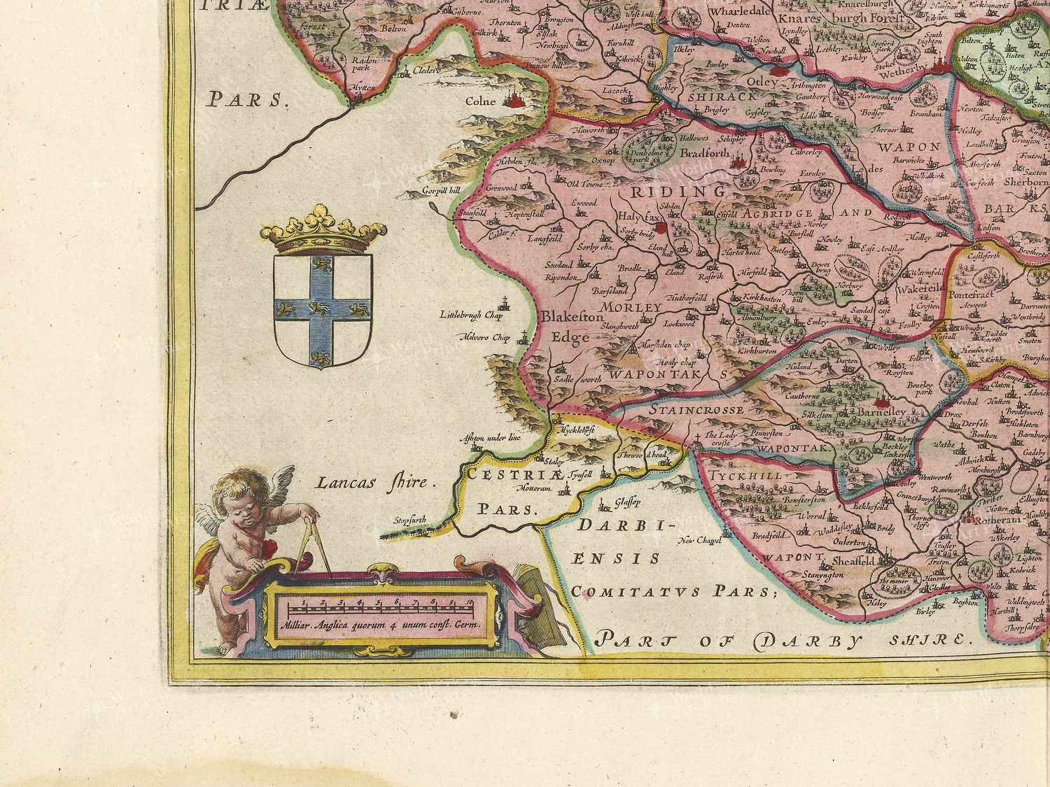 Map bottom left quadrant