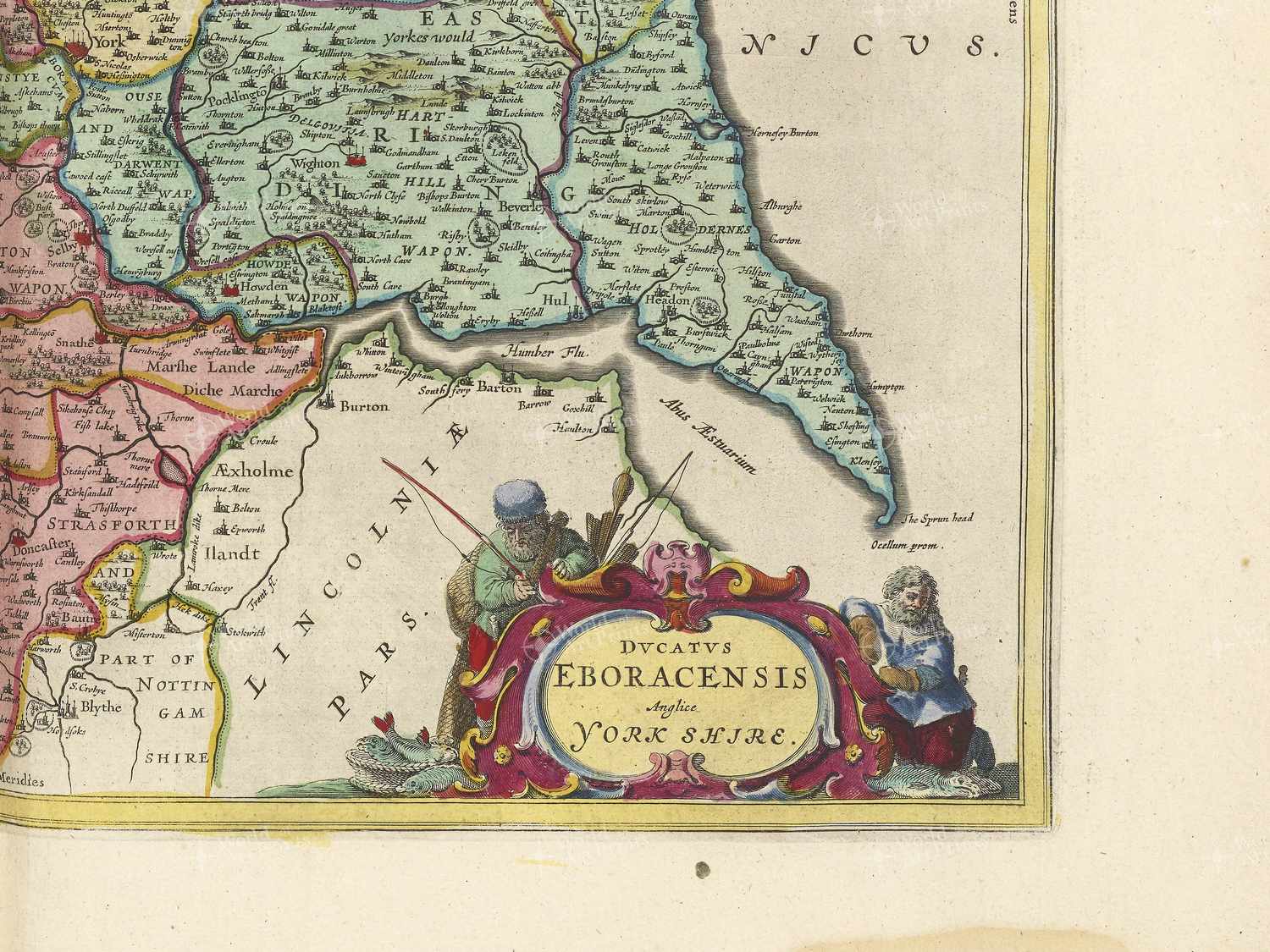 Map bottom right quadrant
