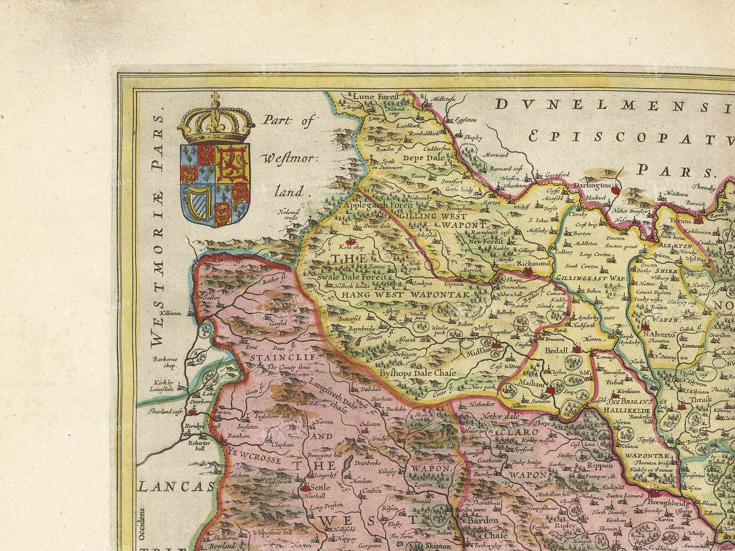 Map top left quadrant