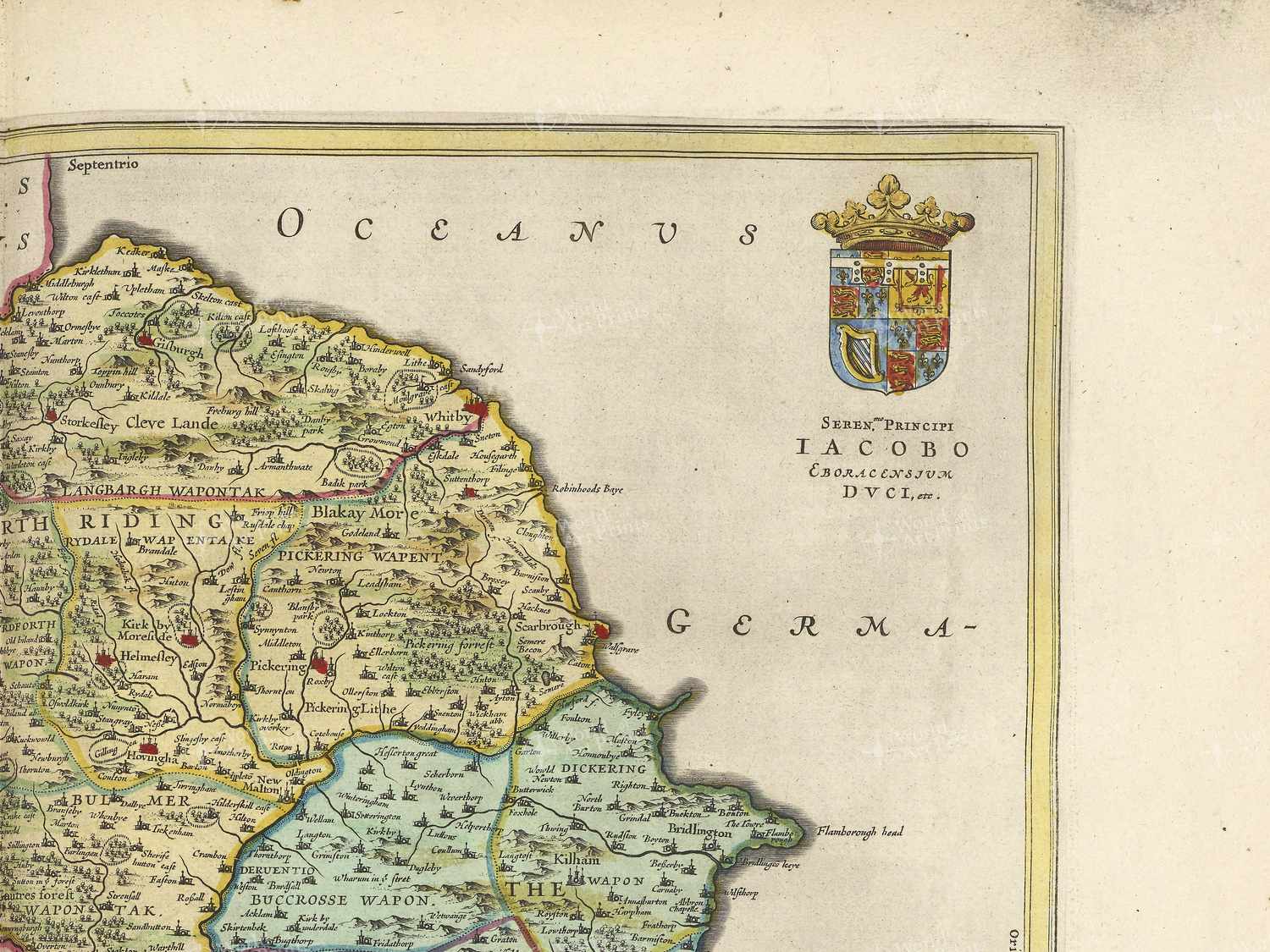 Map top right quadrant