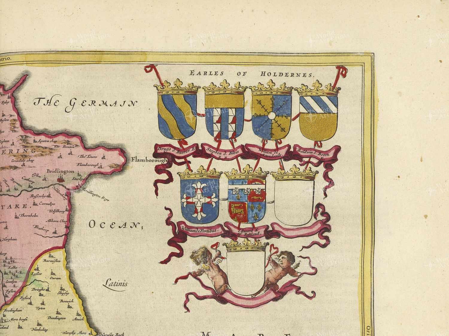 Map top right quadrant