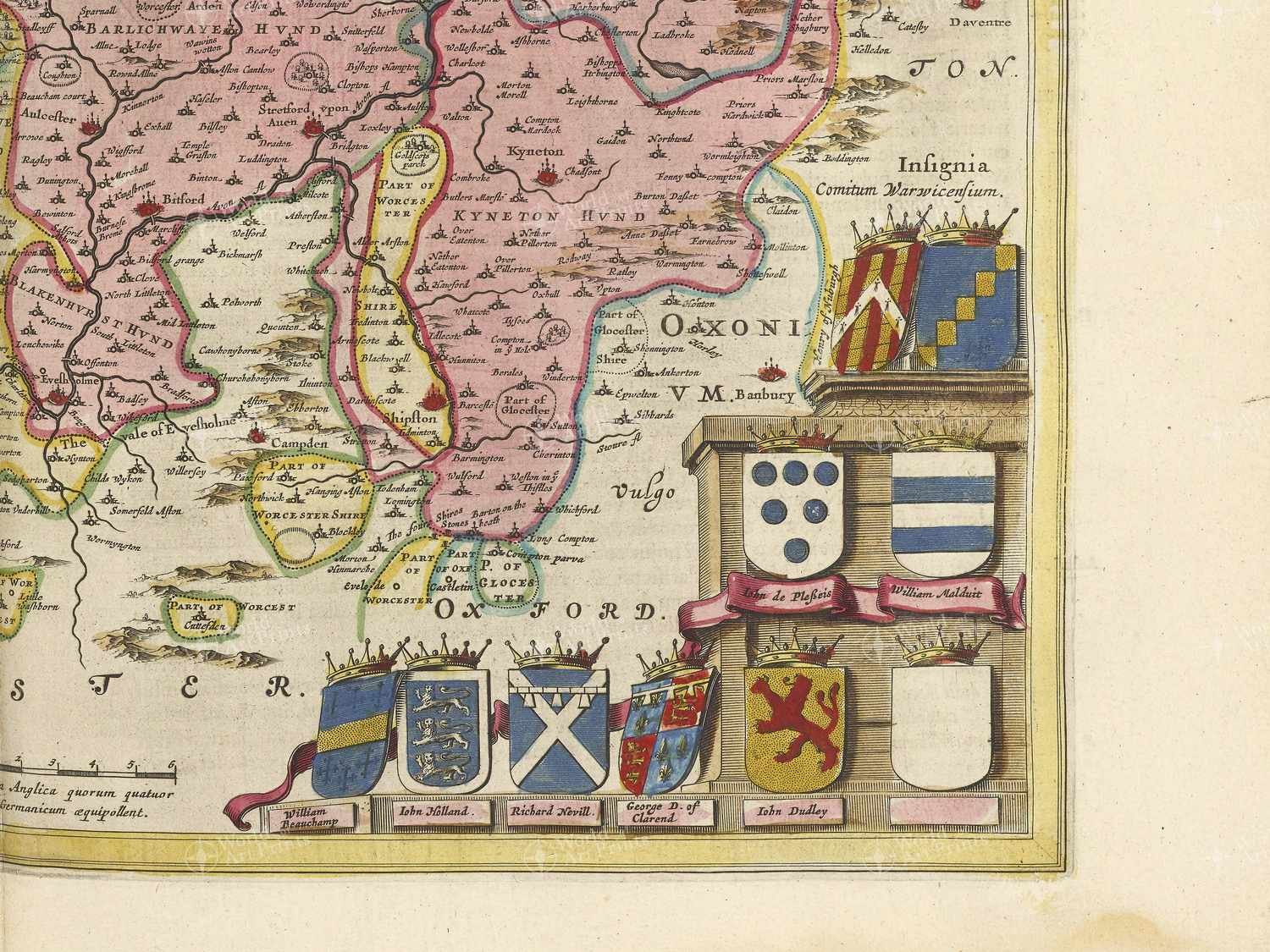 Map bottom right quadrant
