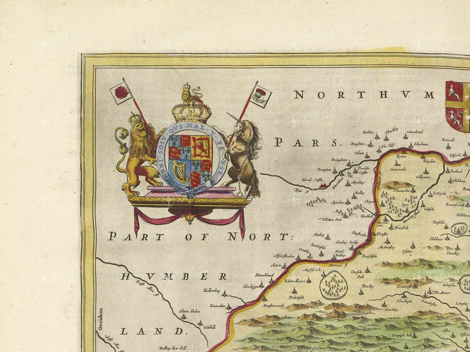 Map top left quadrant