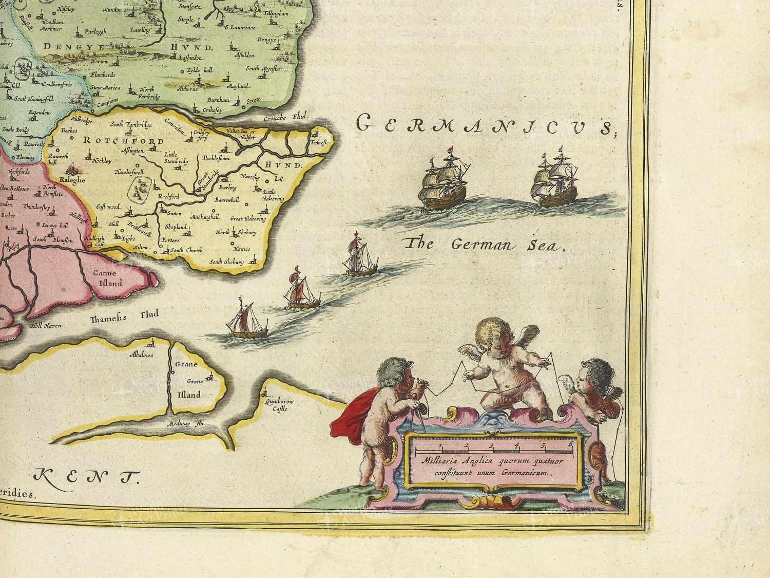 Map bottom right quadrant