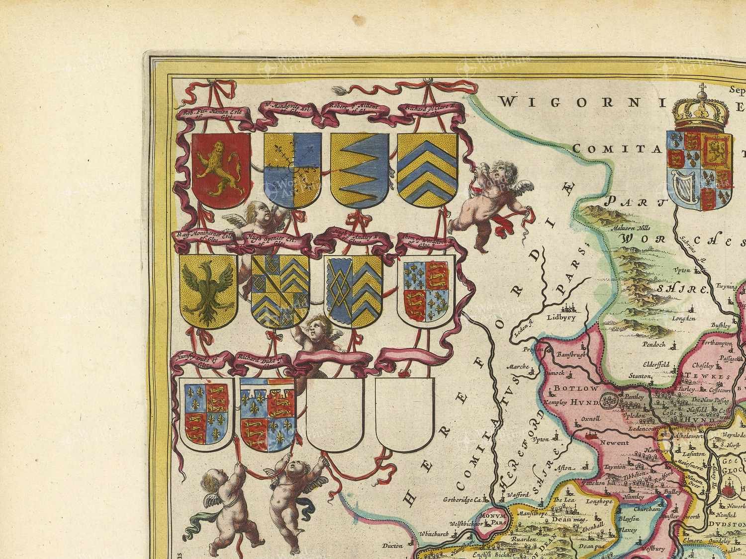 Map top left quadrant