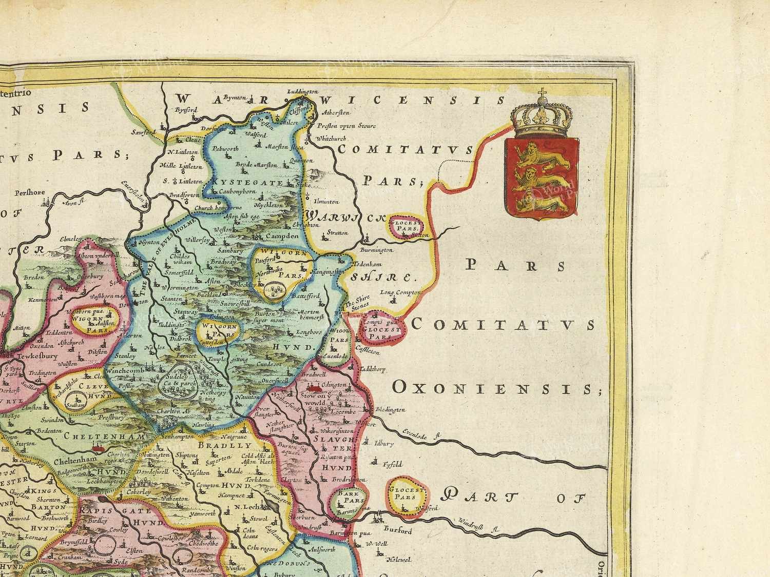 Map top right quadrant