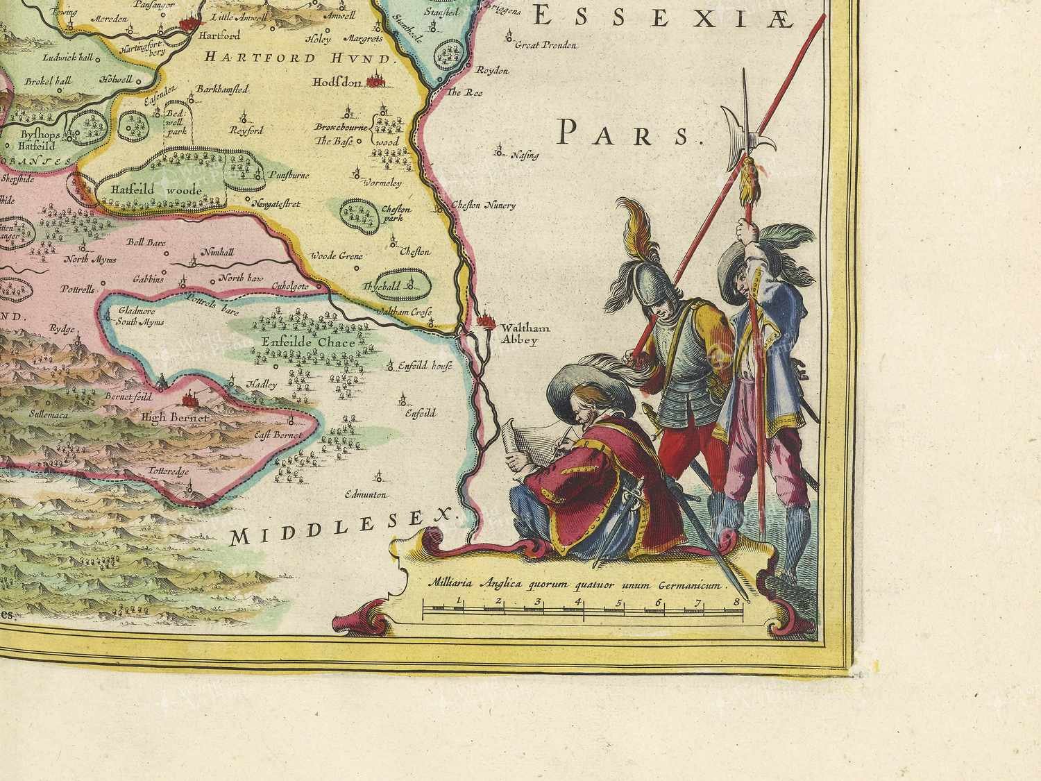 Map bottom right quadrant