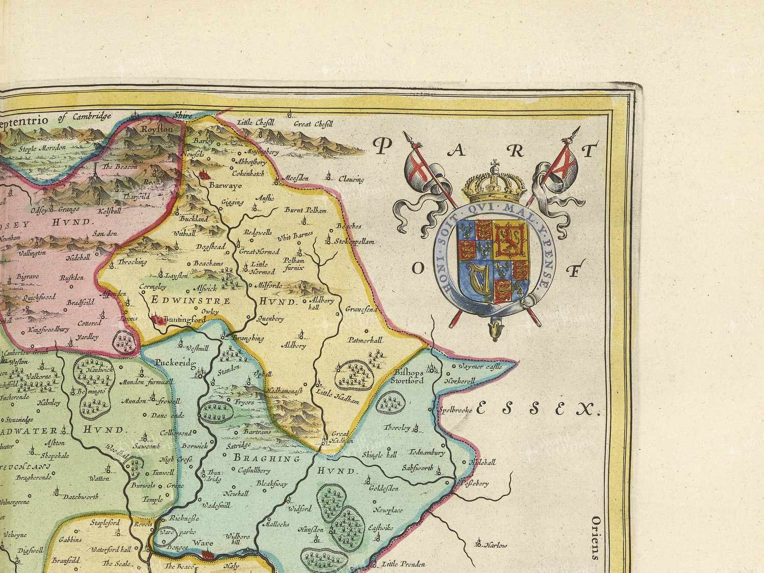 Map top right quadrant
