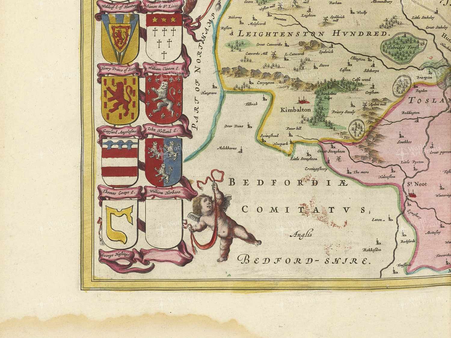 Map bottom left quadrant