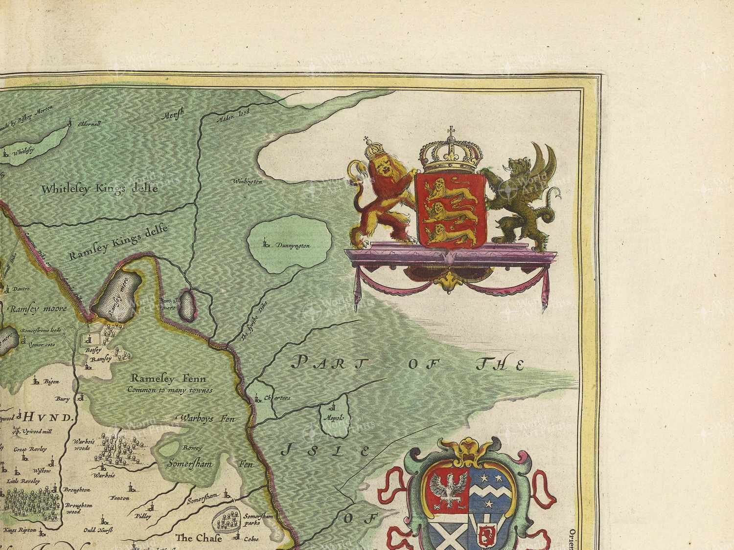Map top right quadrant