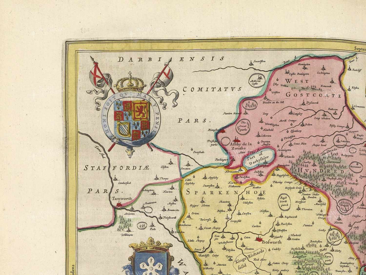 Map top left quadrant