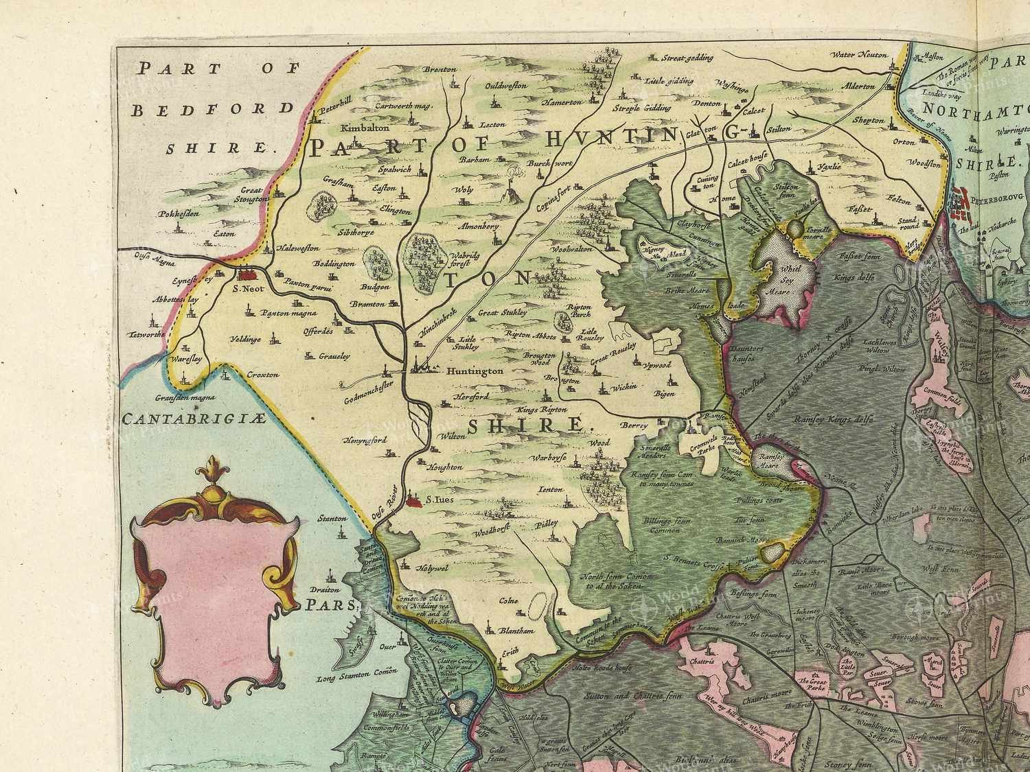 Map top left quadrant