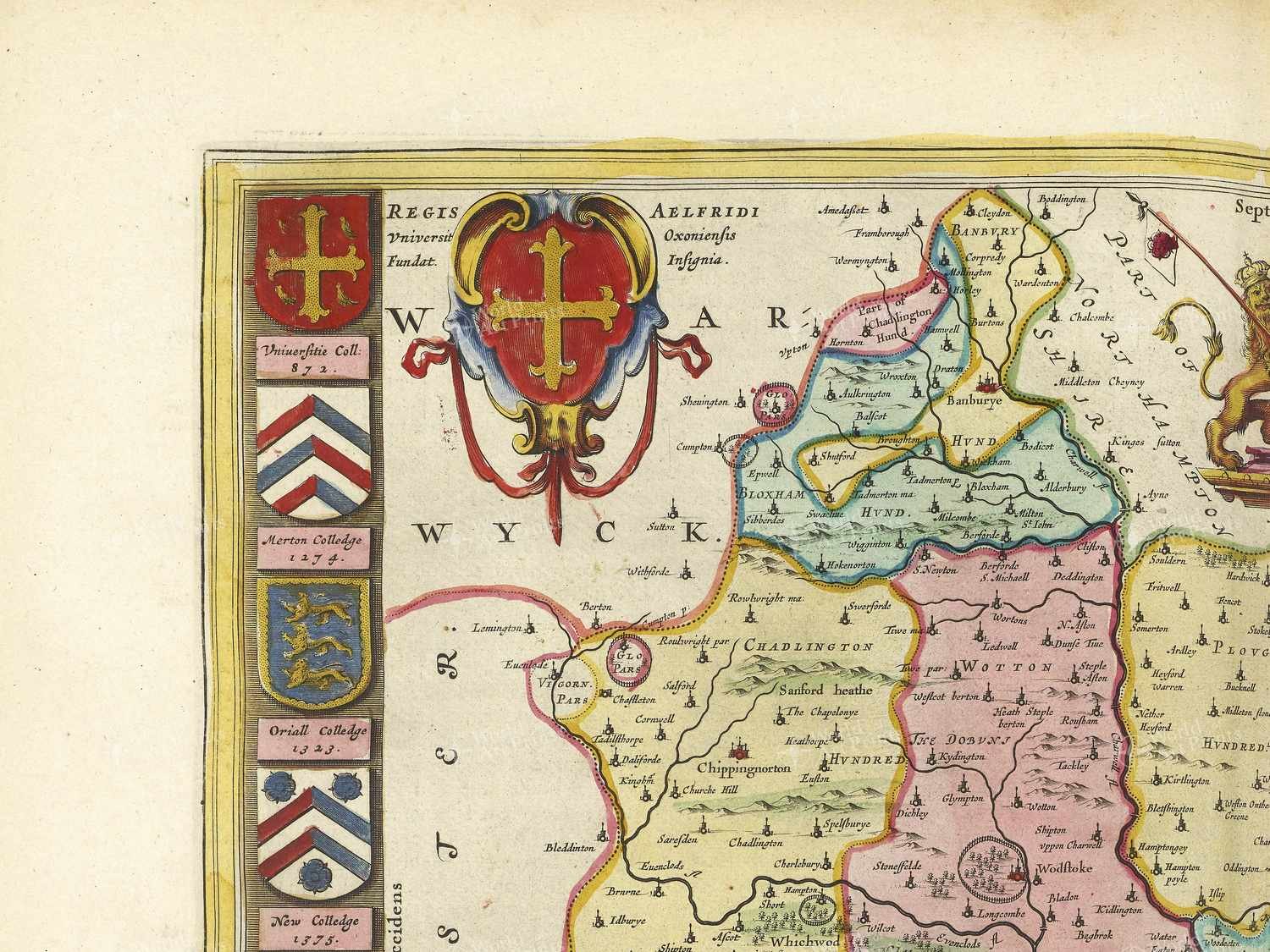 Map top left quadrant