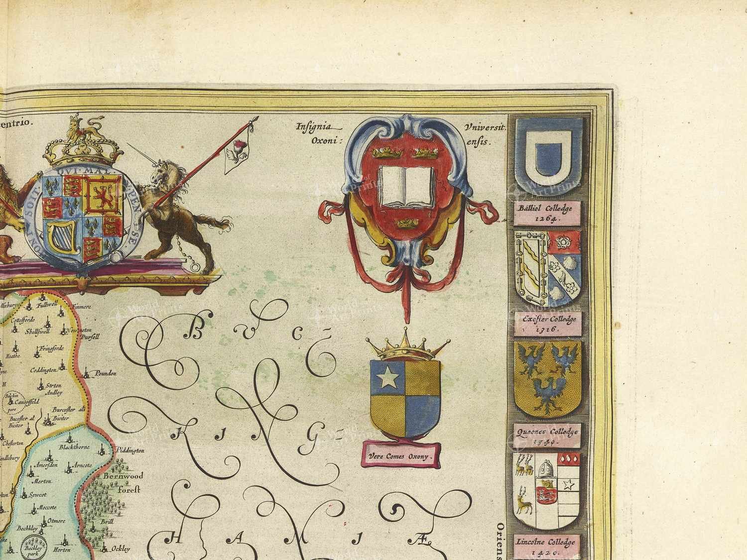 Map top right quadrant
