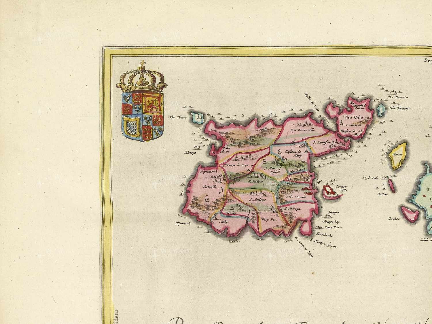 Map top left quadrant