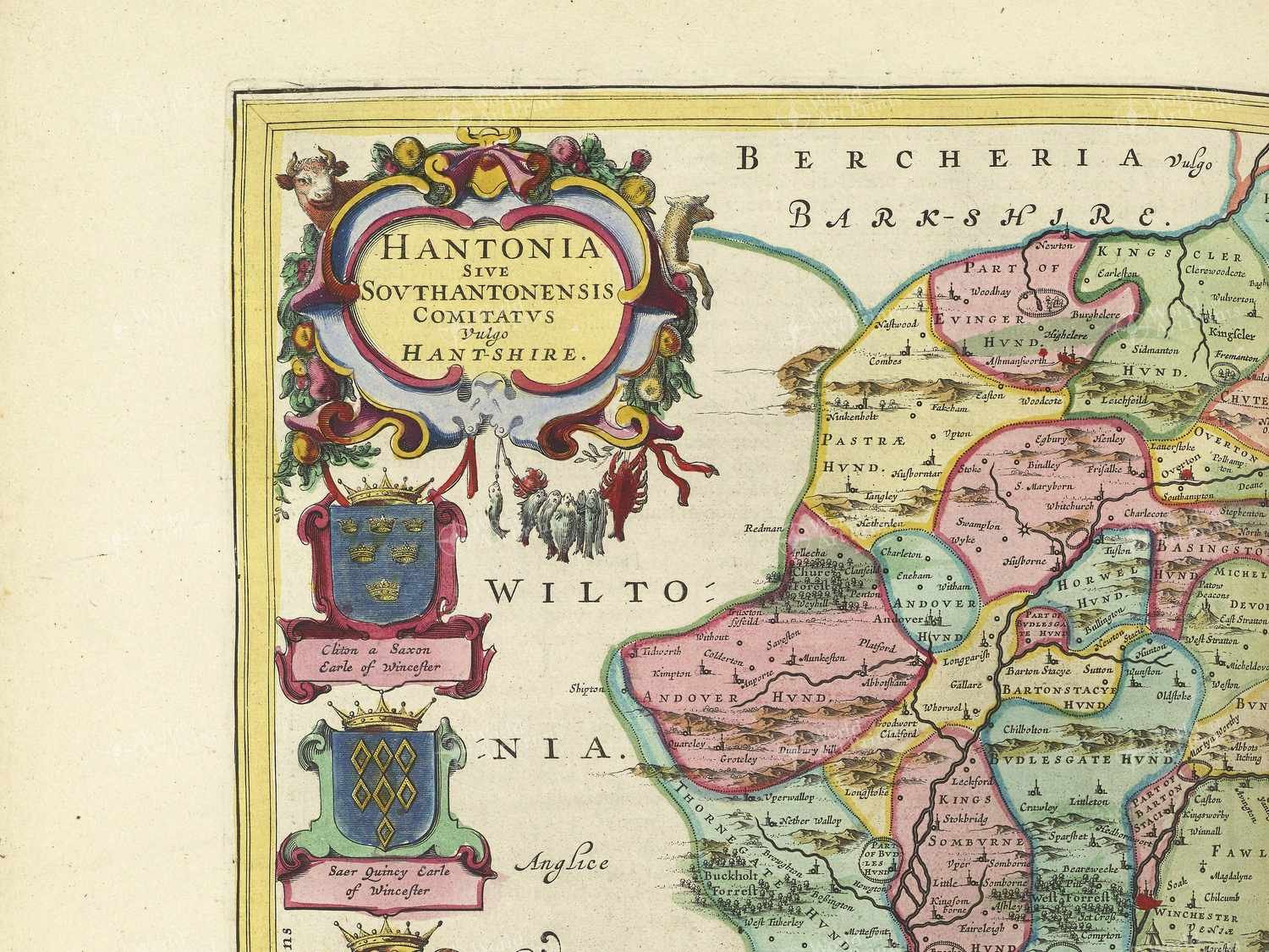 Map top left quadrant